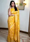 Gold Bim By Aab Soft Lichi Silk Wedding Wear Saree Wholesalers In Delhi